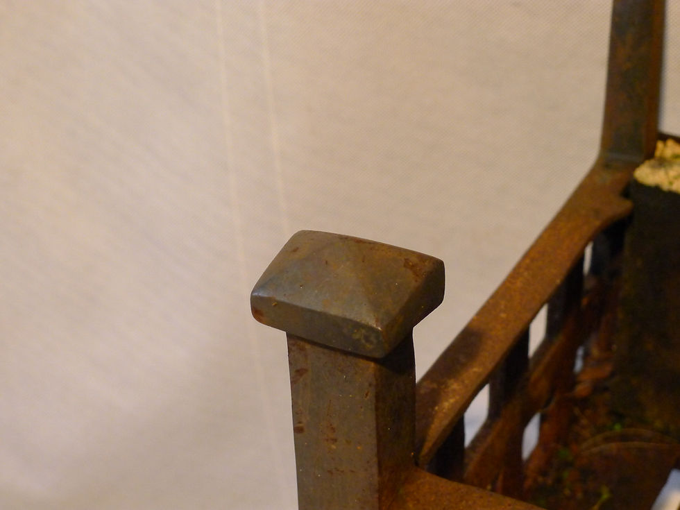 Thumbnail: Iron Dog Grate with Portcullis Type Sides
