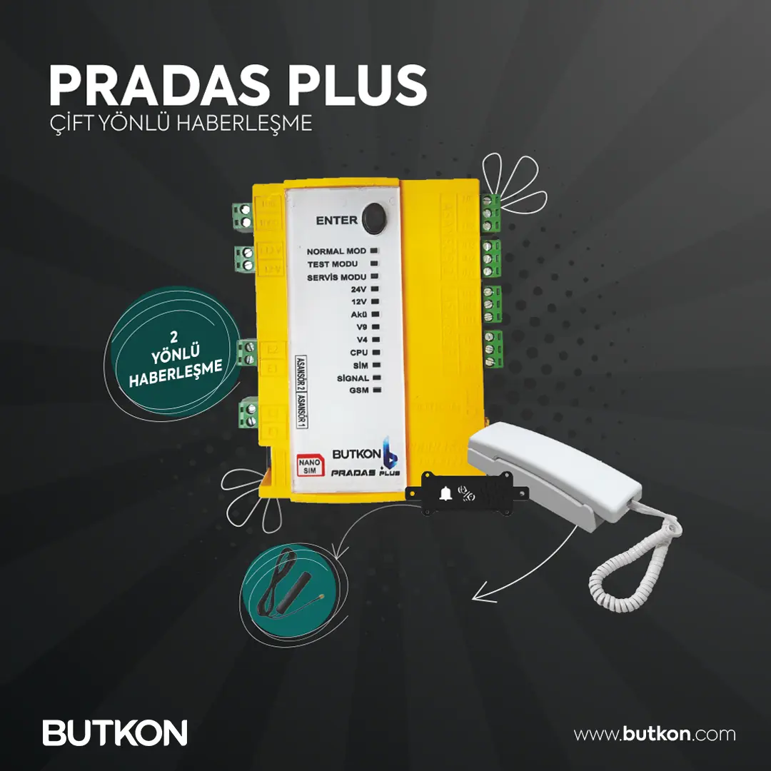 Pradas Plus Çift Yönlü Haberleşme Sistemi