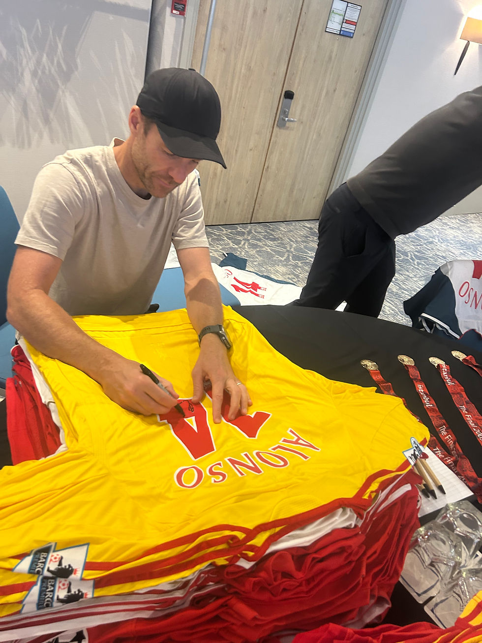 Thumbnail: Xabi Alonso signed Liverpool 2006 away shirt 