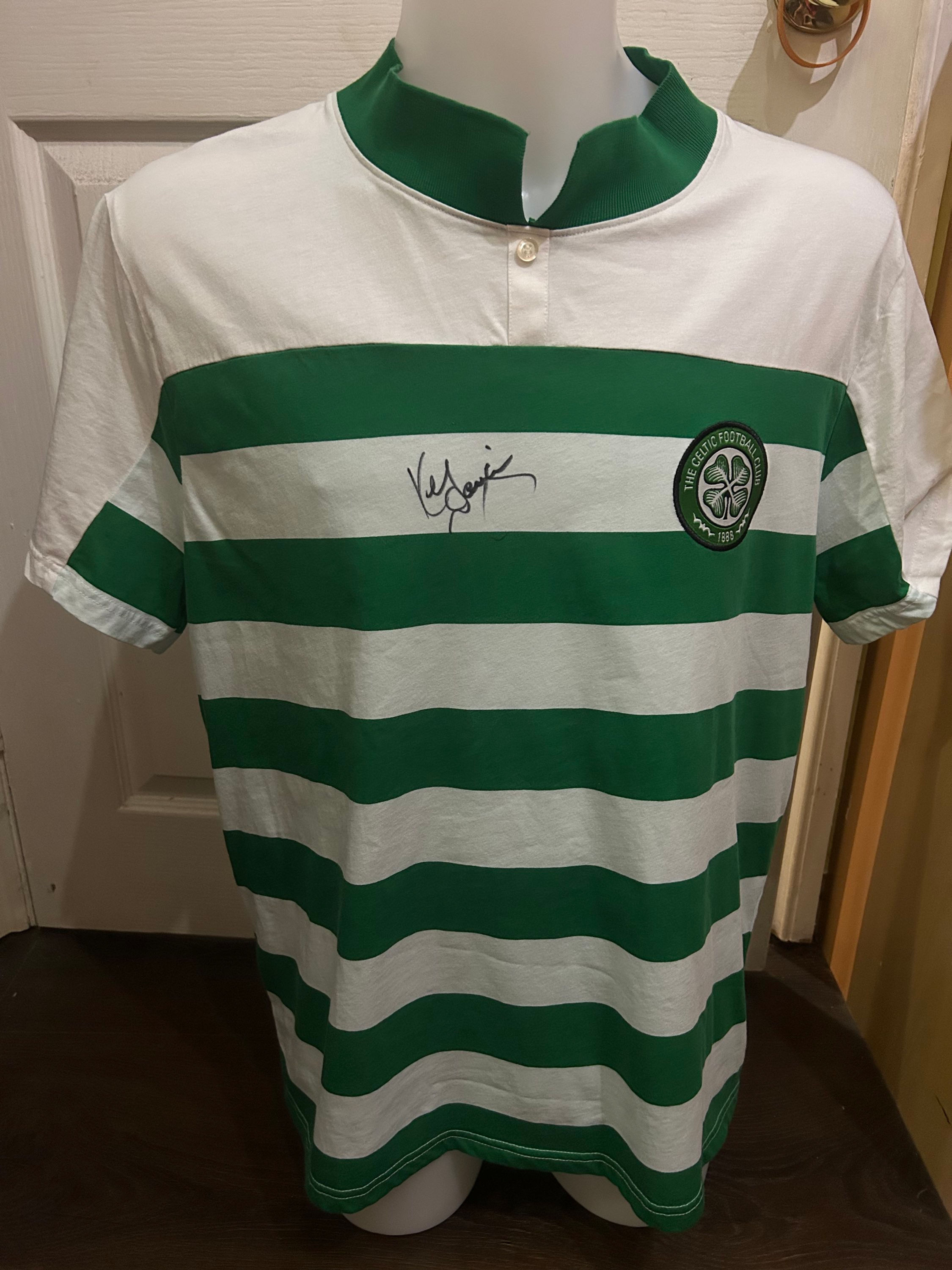 Kenny Dalglish signed Celtic football shirt