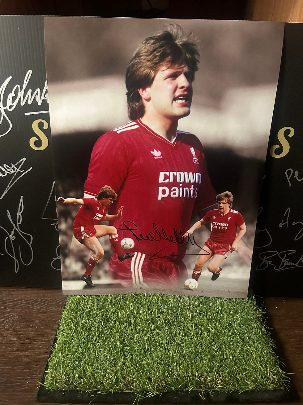Jan Molby signed Liverpool 16x12 montage