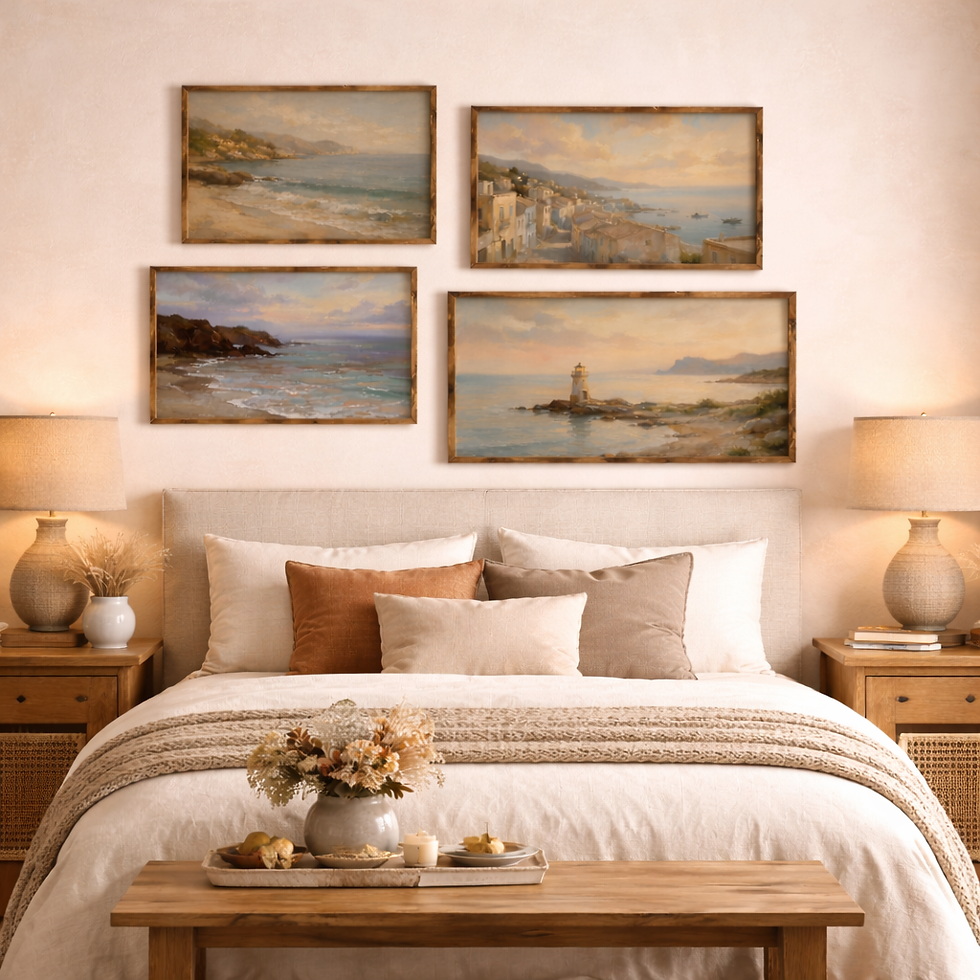Coastal Prints for Living Room & Bedroom