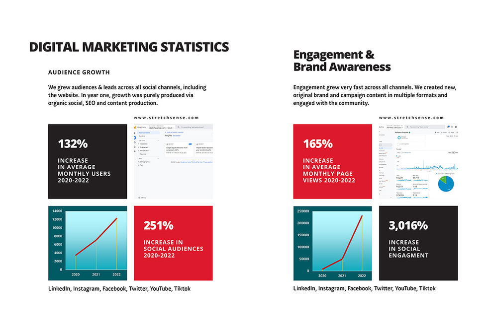 Digital marketing results