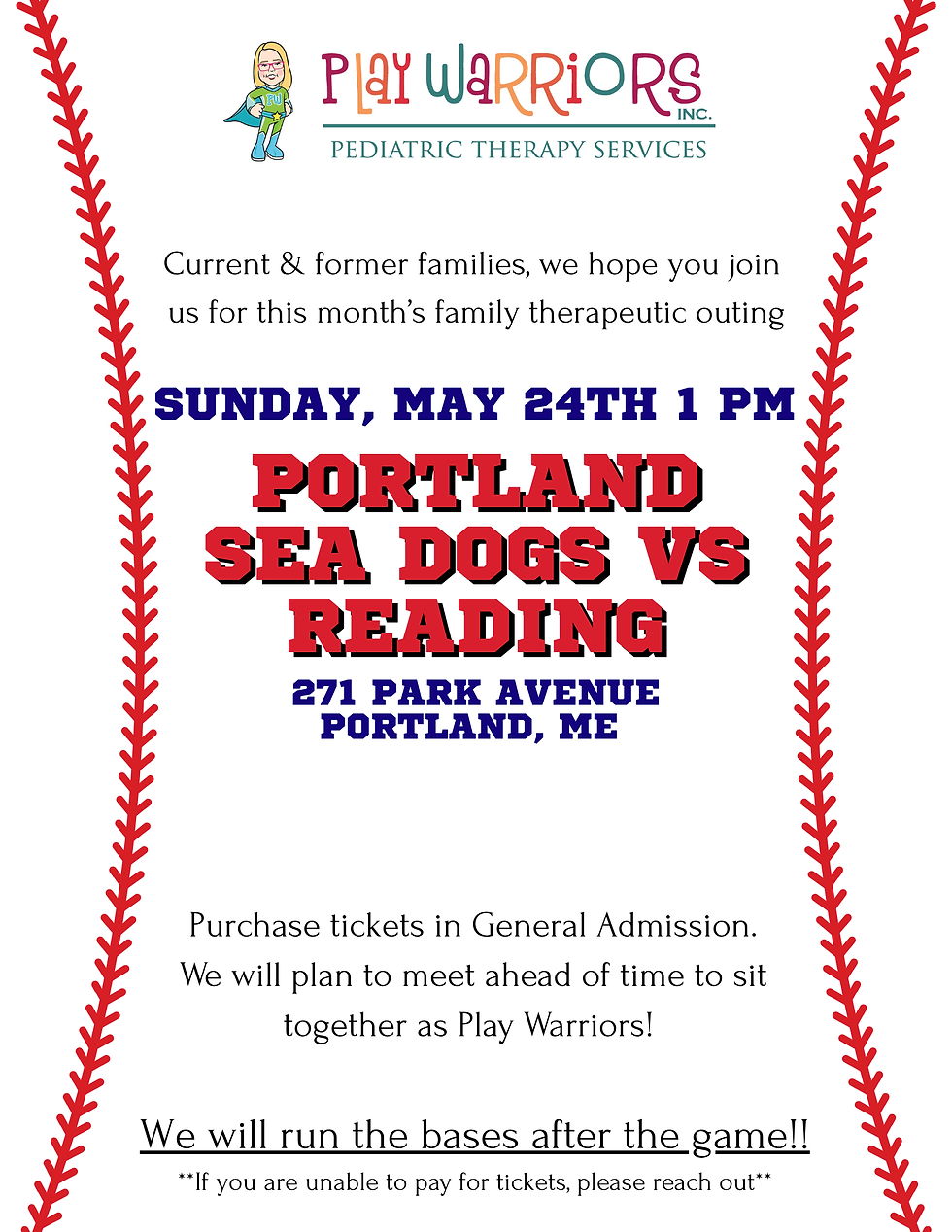 Portland Sea Dogs Game