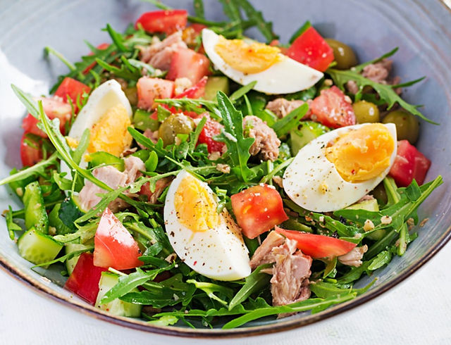 Arugula in salad