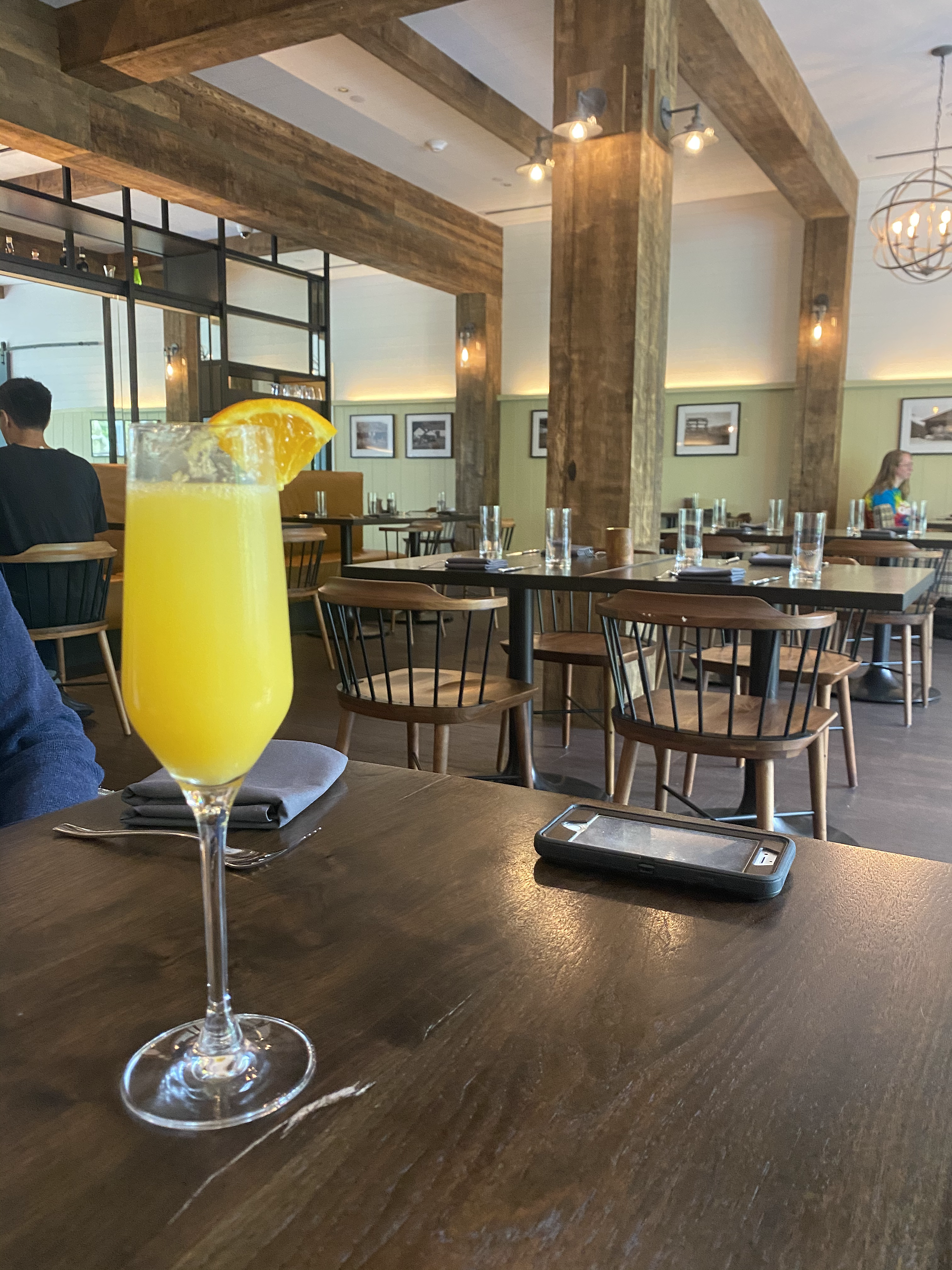 Mimosas at Brunch