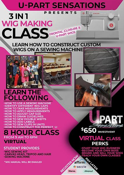 Past wig-making class