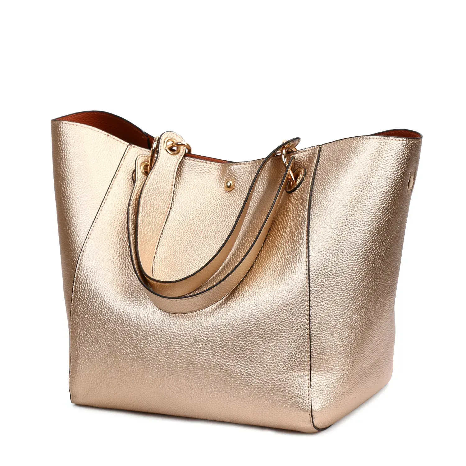 Luxury Large Leather Tote Shoulder Bag for Women