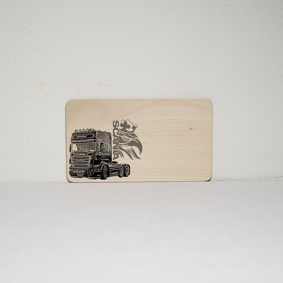Miniaturbild: Schneidbrett Holz, Buchenbrett, Lasergravur, Fotogravur, Wunschgravur, Wunschtext, Geschenkidee, Klausumzug Sujet