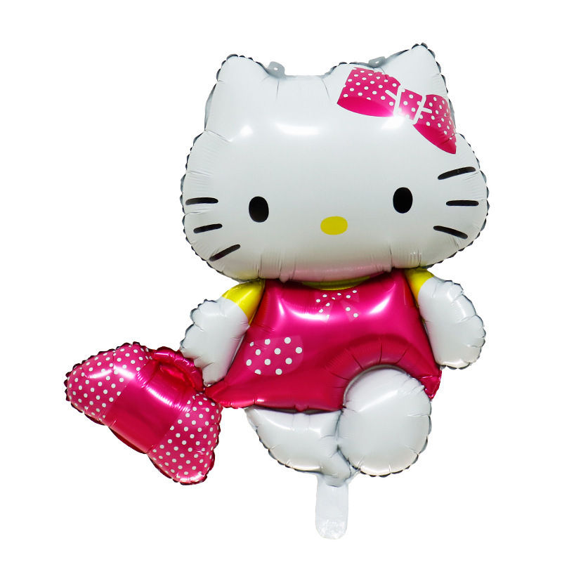 Thumbnail: Hot Sale Cartoon Kitty Balloon  For Children's Party Supplies Foil Balloon