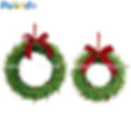 Flet Fabric Christmas Wreath
