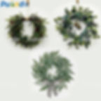 Artificial Christmas wreath