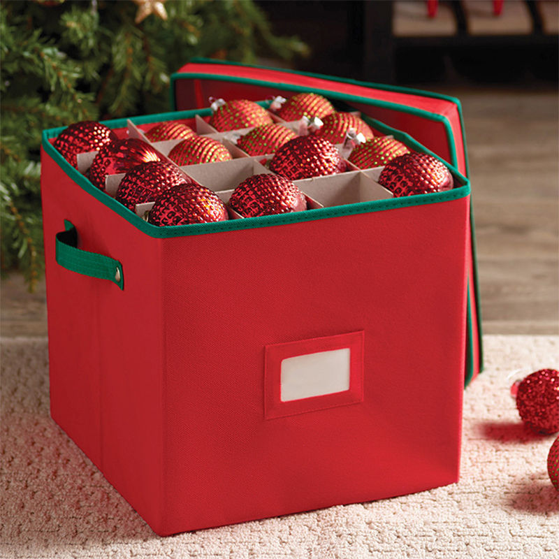 Miniature : Christmas ornaments Storage box For Xmas bauble storage bag