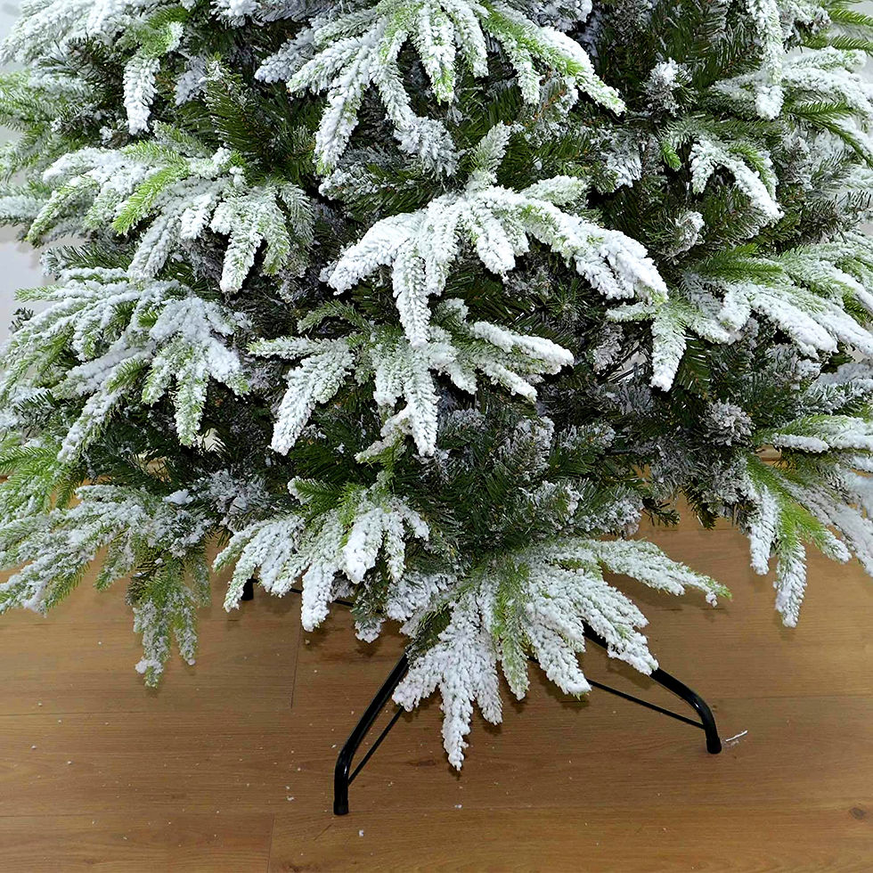 Miniatura: Snow Flocking Christmas Tree Artificial PVC PE mixed Xmas tree