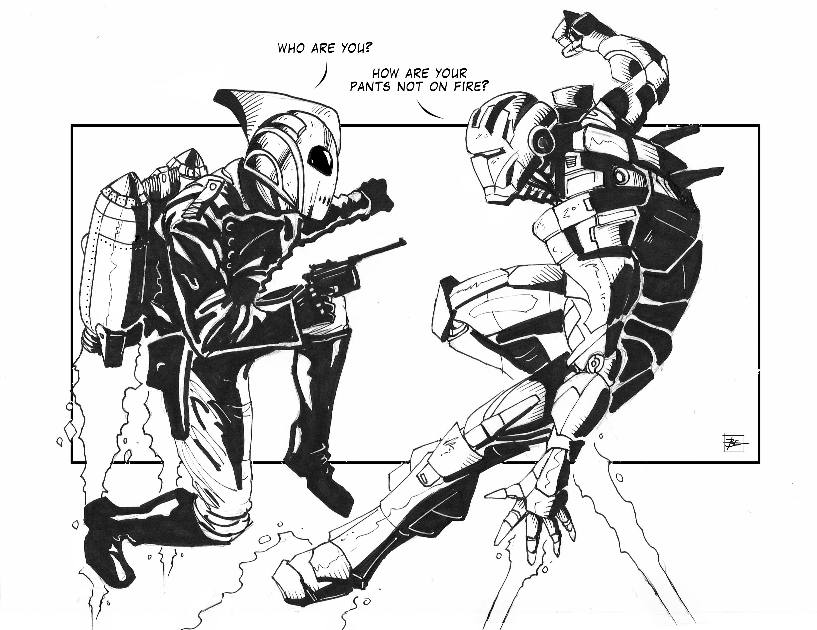 Iron Man vs Rocketeer