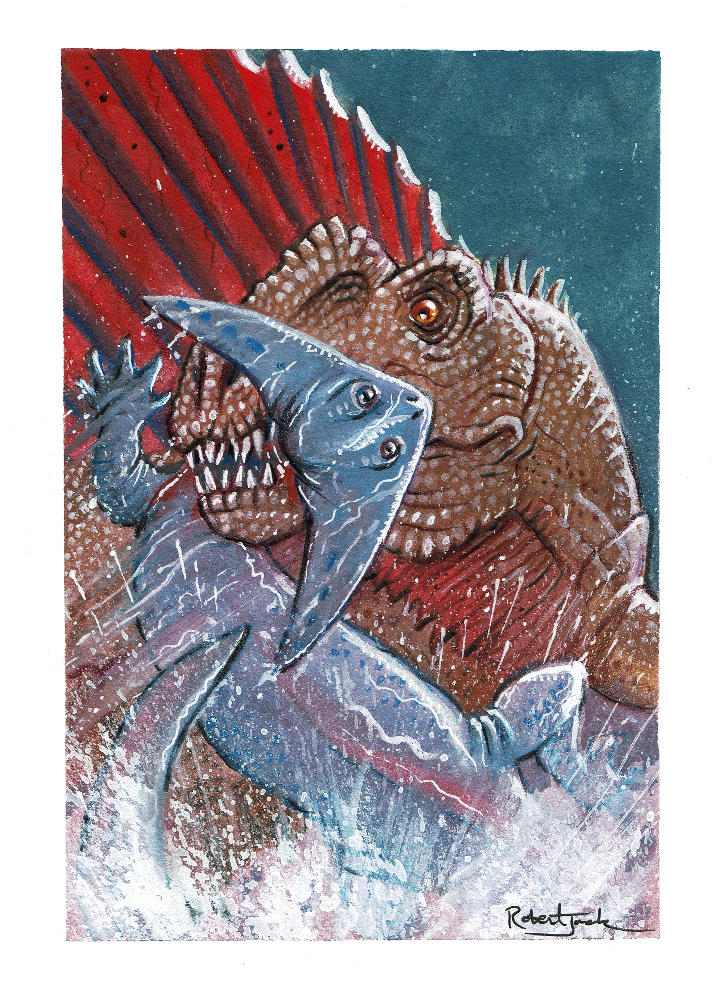 Dimetrodon vs Diplocaulus
