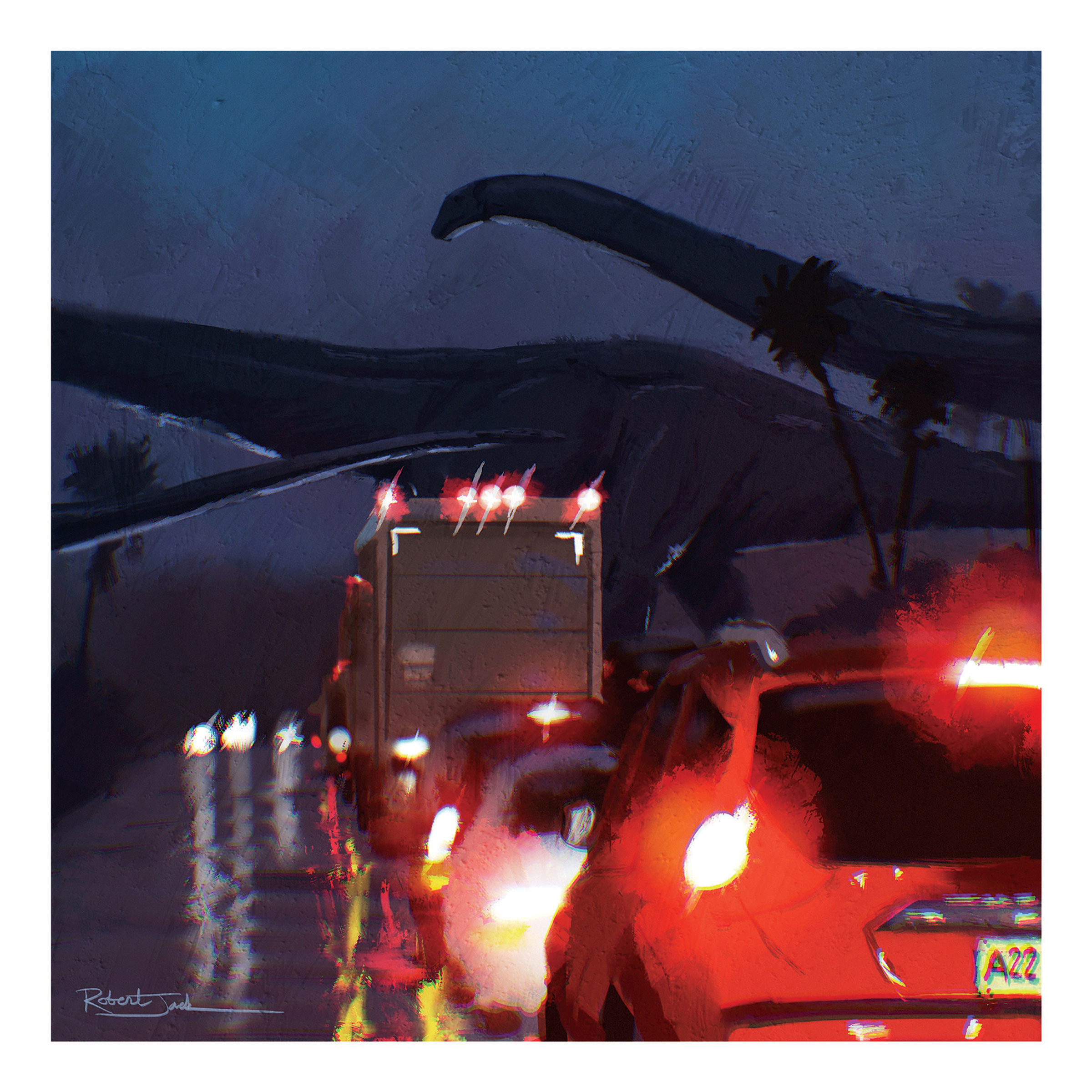 Crosstown Traffic | Supersaurus | 10x10 | PRINTS