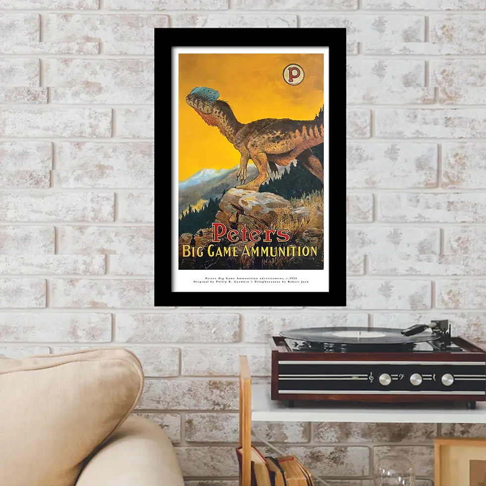Thumbnail: Peters Ammo Dilophosaurus | 11x17 PRINT