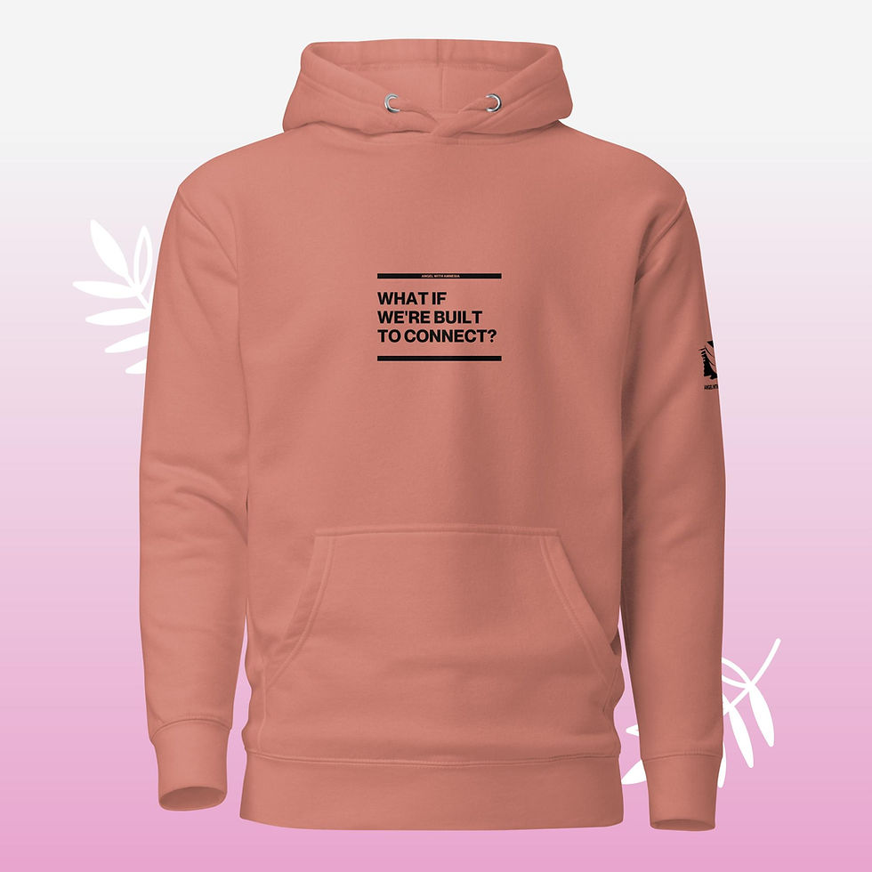Thumbnail: "What If We're Built to Connect?"  Unisex Hoodie