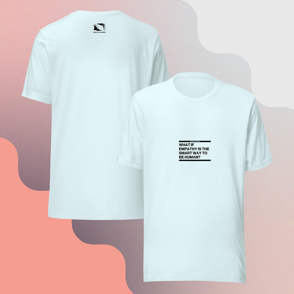 Thumbnail: "What If Empathy Is the Smart Way to Be Human?" Unisex t-shirt
