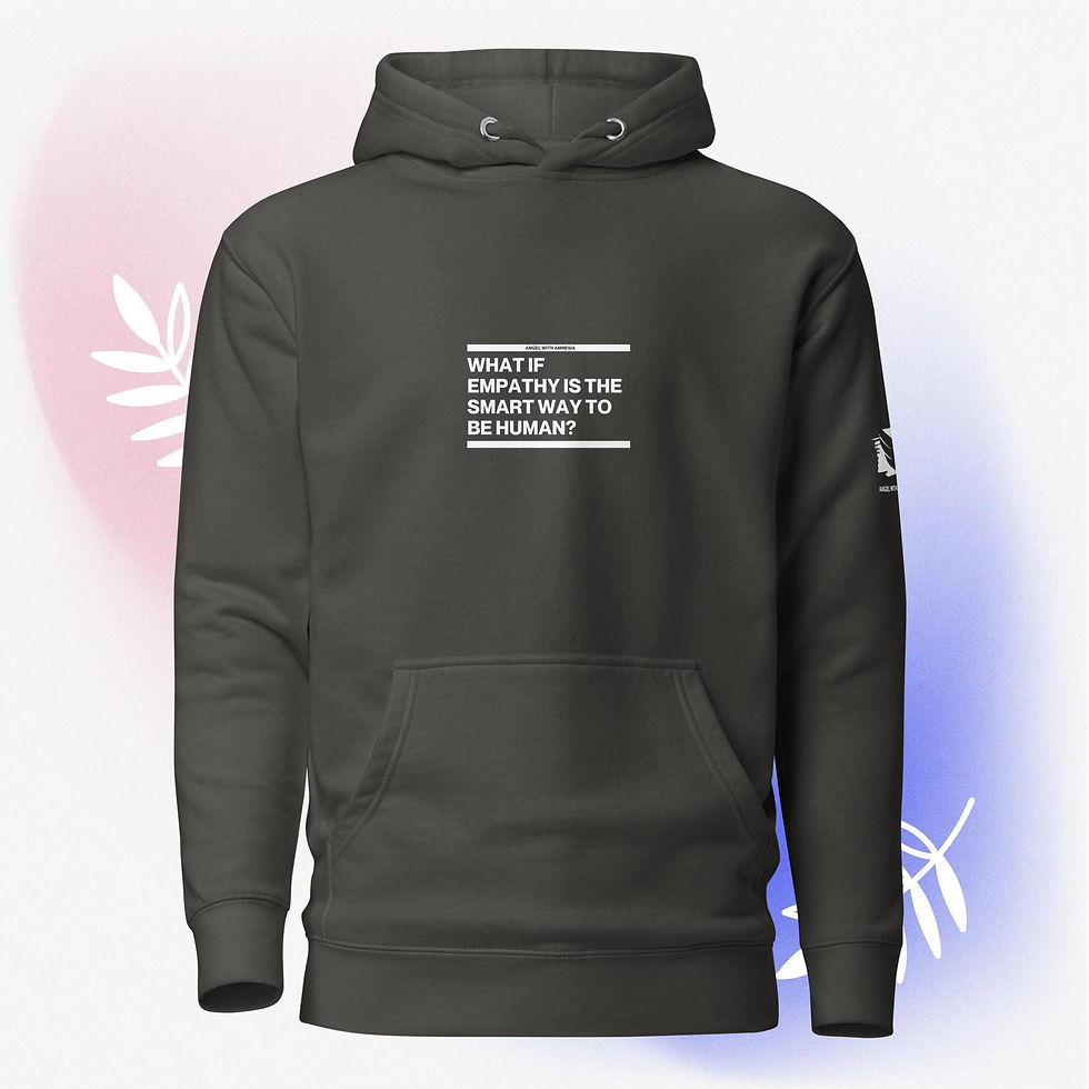 Miniatura: "What If Empathy Is the Smart Way to Be Human?" Unisex Hoodie