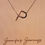 Thumbnail: Big Initial Necklace-P