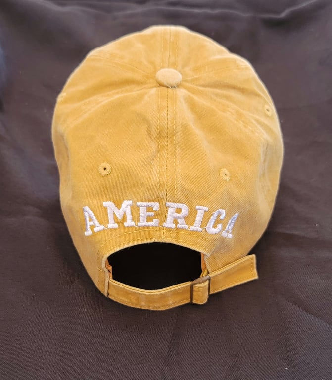 Thumbnail: Yellow USA Unisex Hat