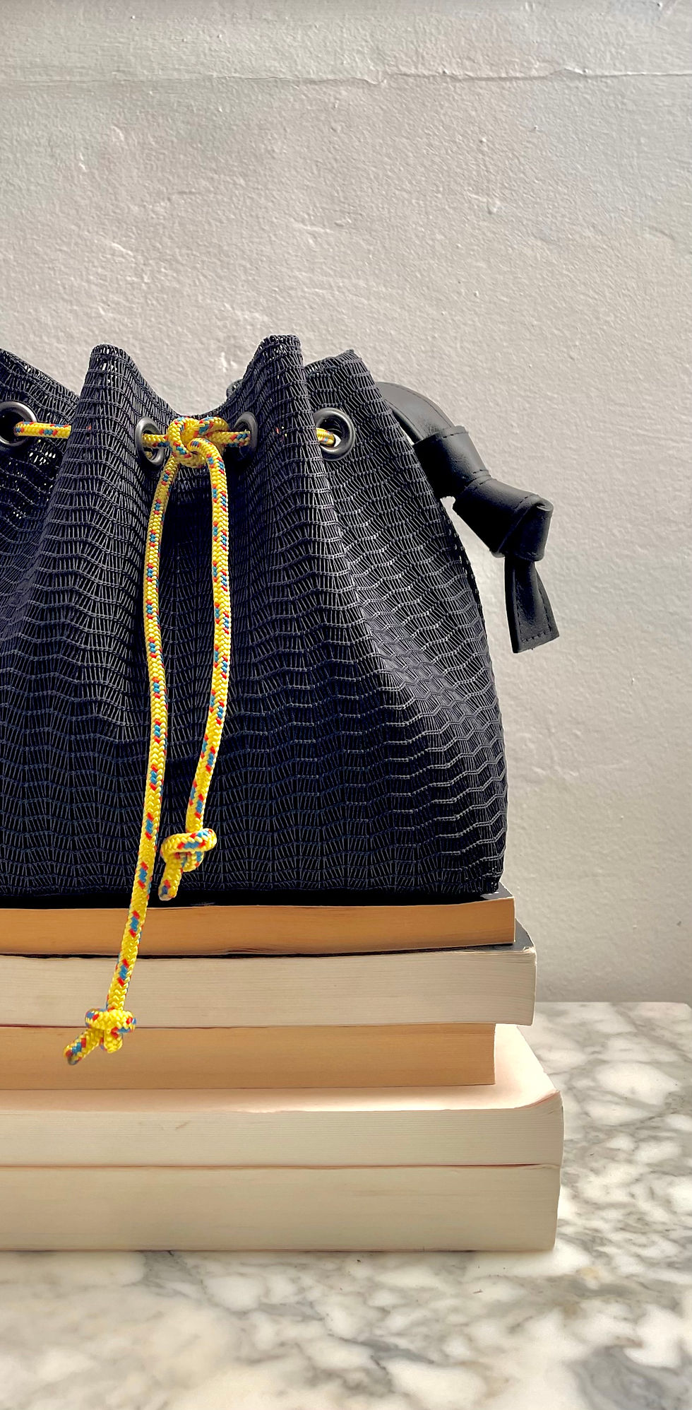 Miniature : Giselle Mini - textile ajouré upcyclé