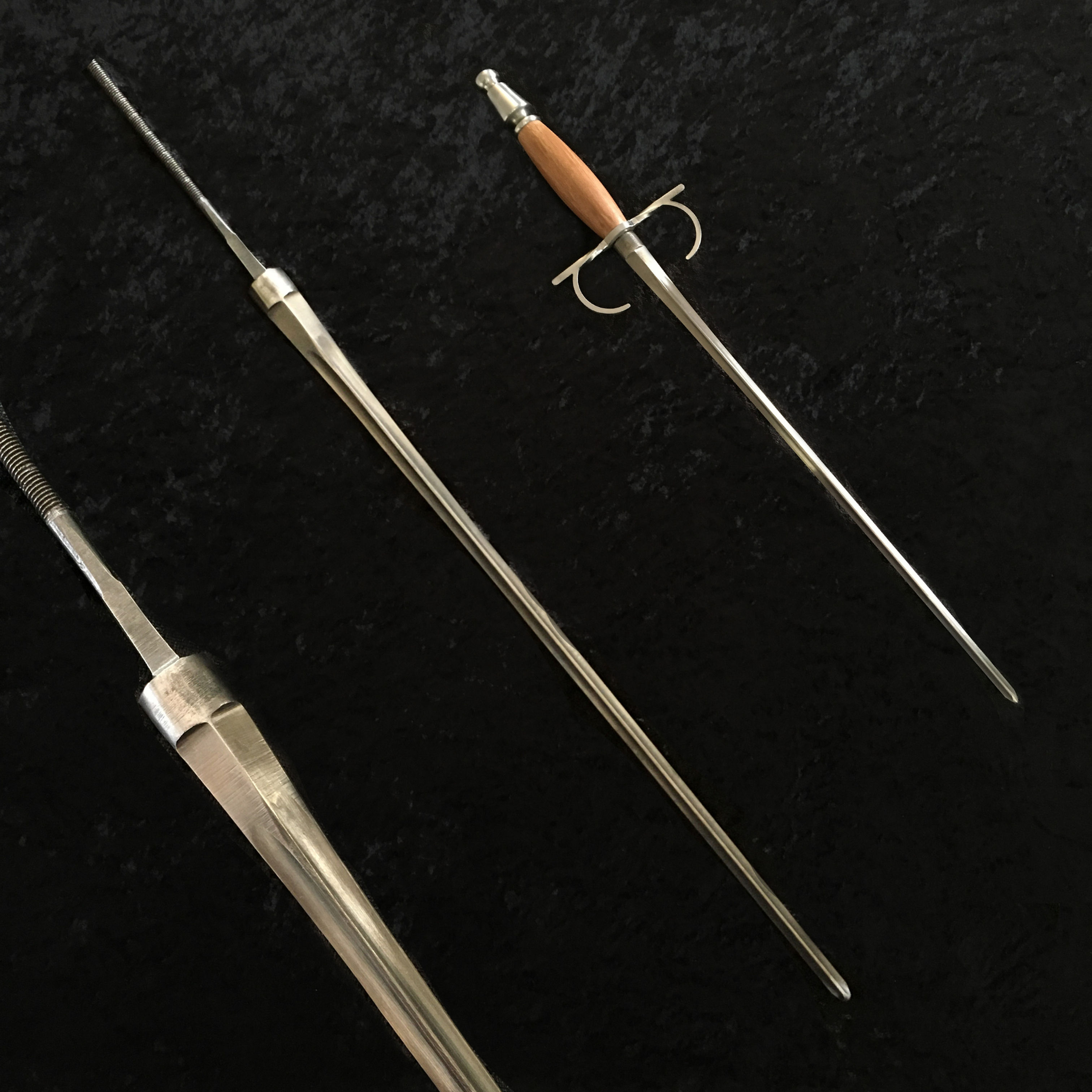 lame dague escrime artistique spectacle acier