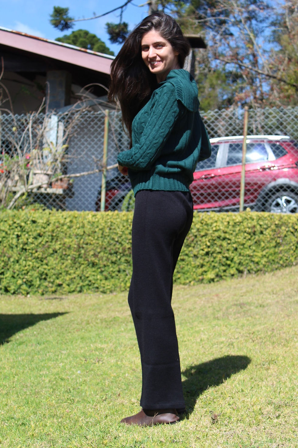Miniatura: Calça de lã social