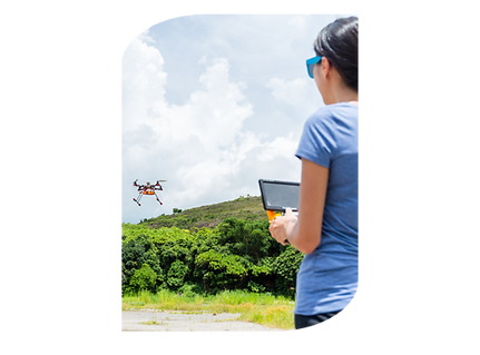 Monitoramento ambiental com drones 