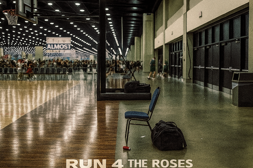 enhanced screenshot from a video of people running to evacuate the Kentucky Expo Center on July 13th, 2025