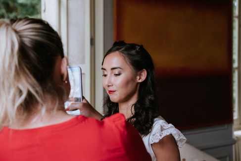 Préparatifs mariée