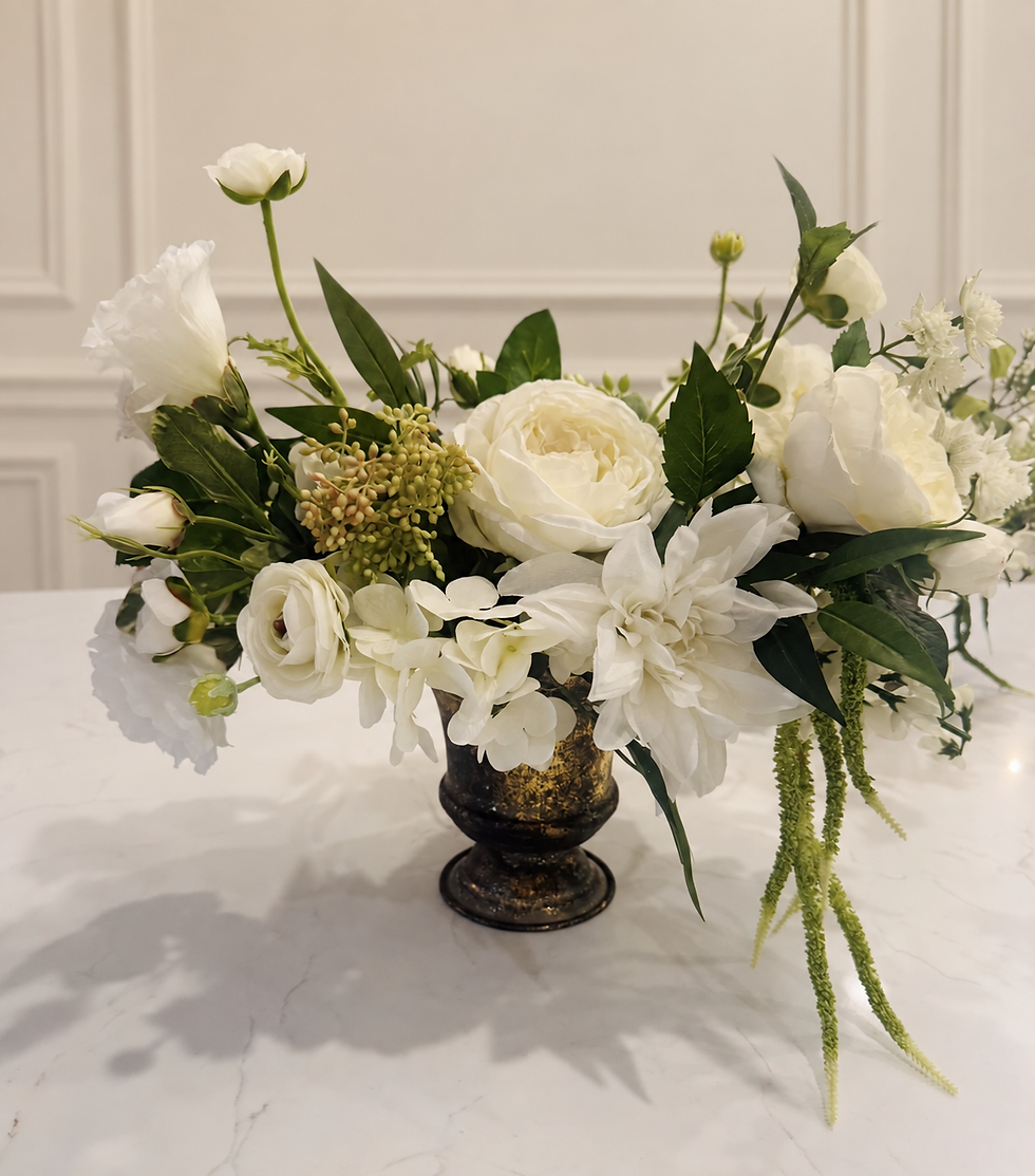 Faux Floral Centerpiece