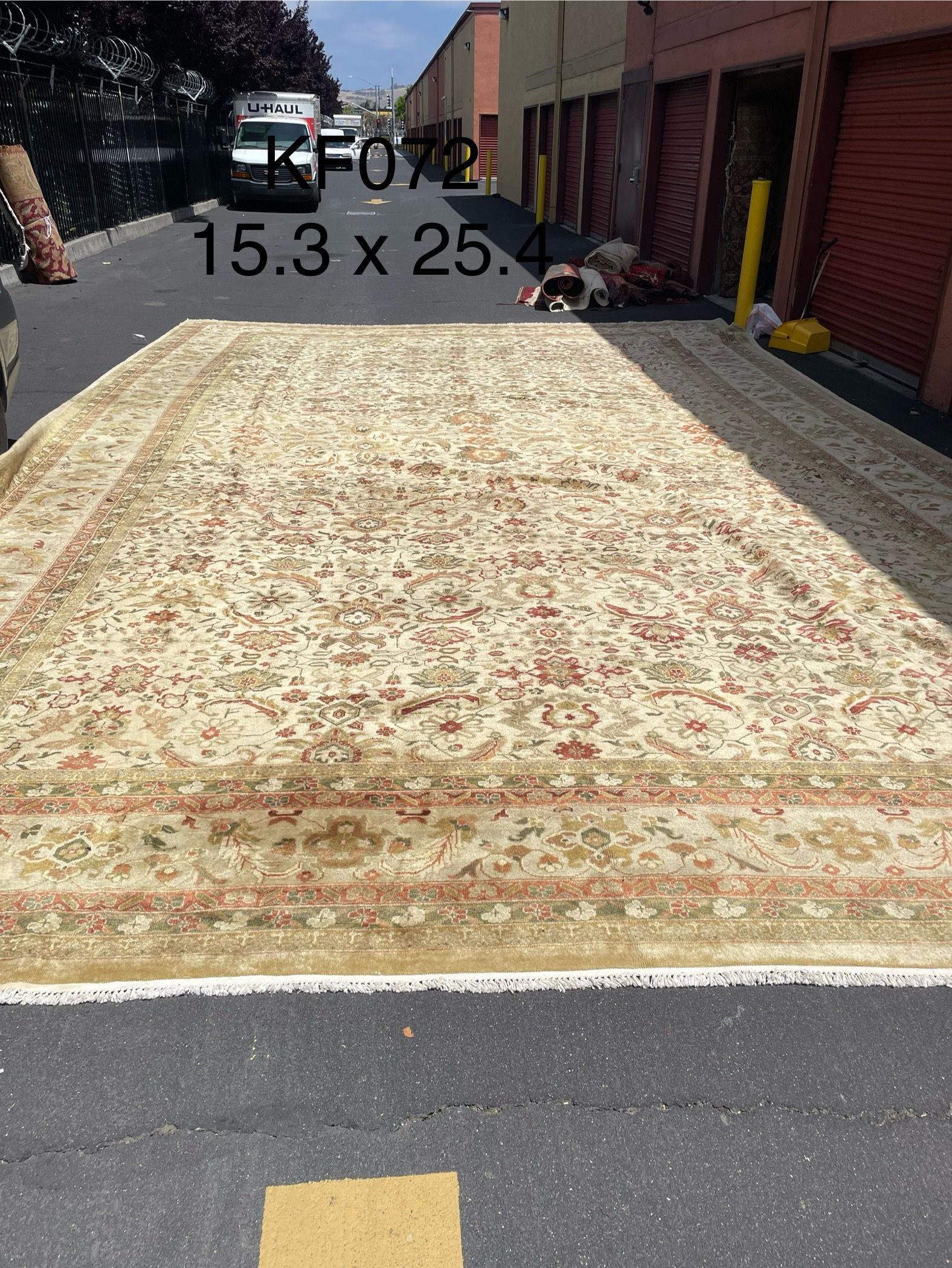 Indian Ushak Rug — 15'3" x 25'4"