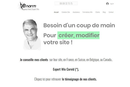 enanti: Créez votre site, modifiez votre site, améliorez votre référencement.
Besoin d'un coup de main ?
En quelques heures, nous conseillons nos clients partout dans le monde.