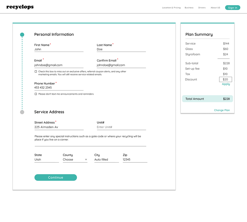 Personal Information