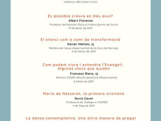 "Dissabtes al Clot" el nou espai de formació espiritual de la Comunitat