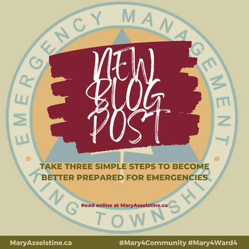 Take Three Simple Steps to Become Better Prepared For Emergencies