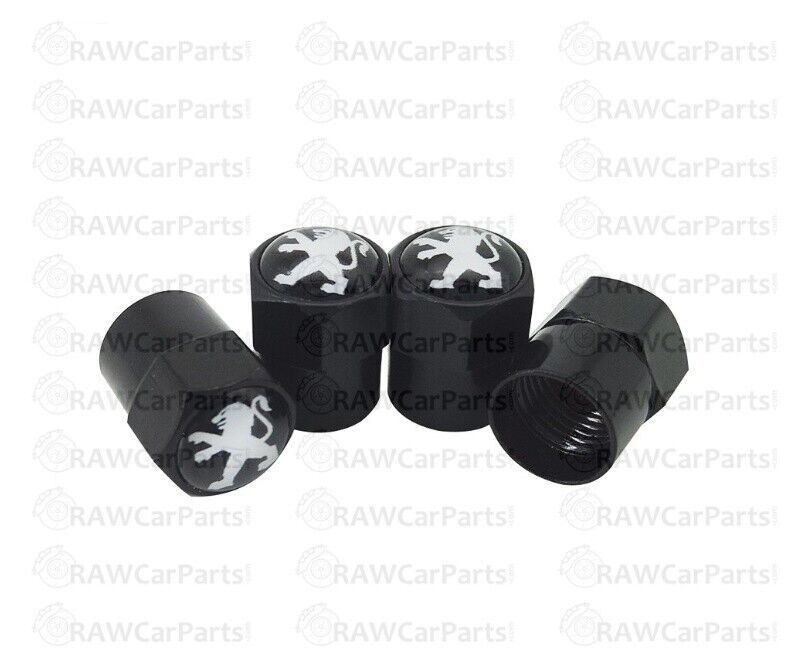 Peugeot Alloy Wheel Dust Caps Schrader Tyre Valve | 106 206 207 306 307 308 GTi