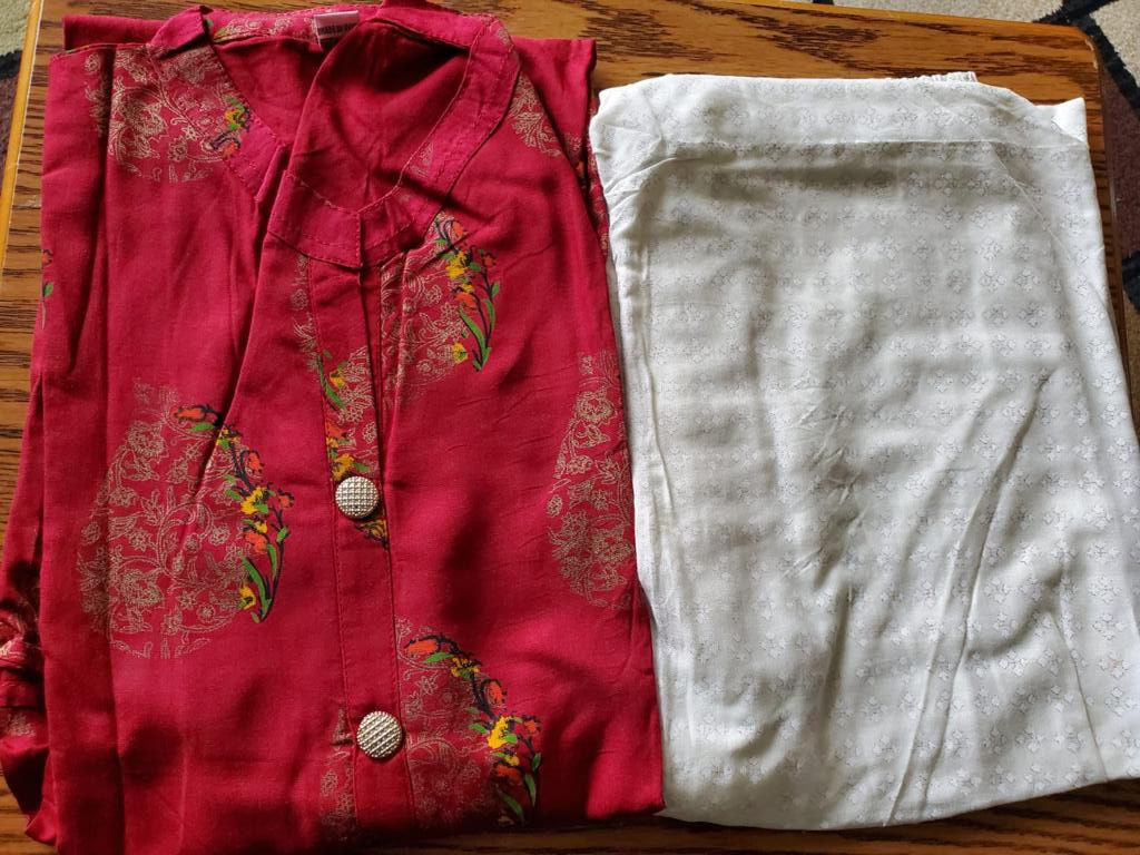 Rayon Kurti with Palazzo