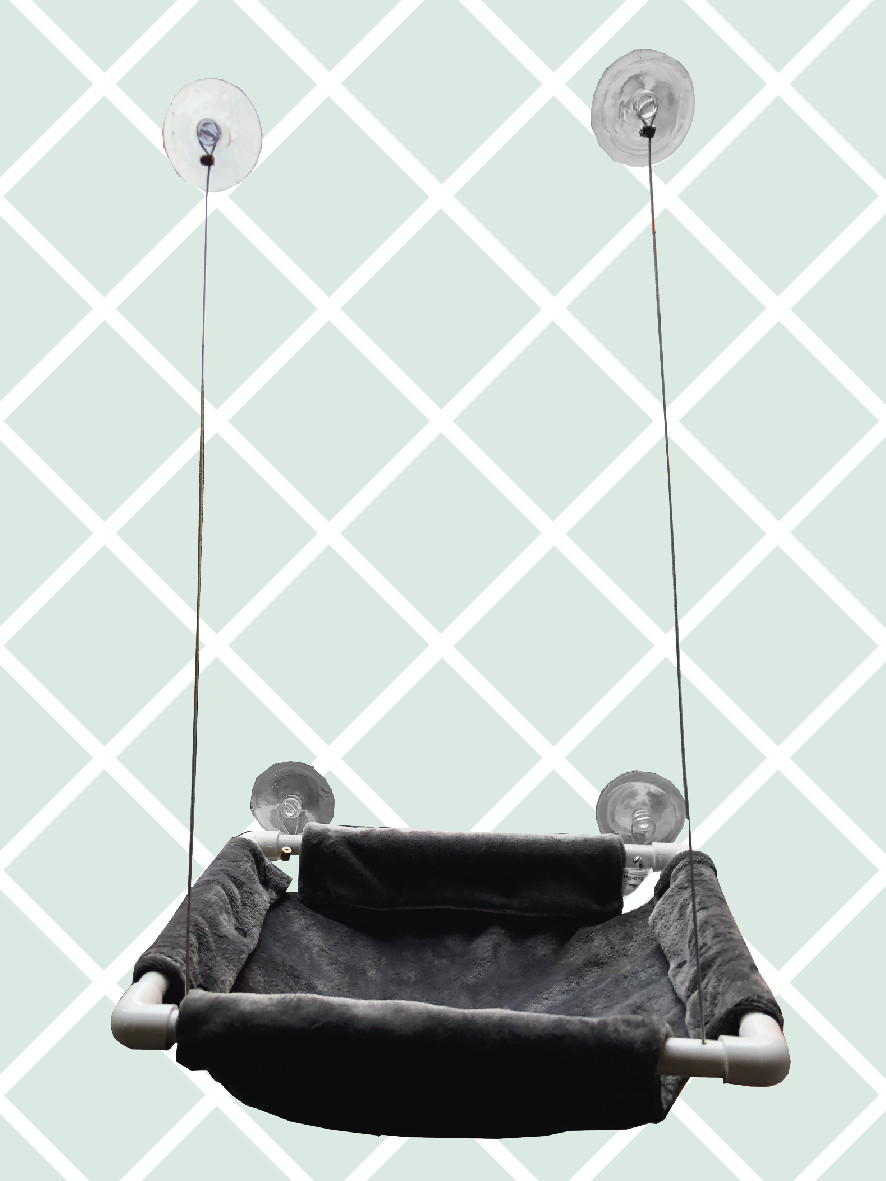 Asoleadora PVC gris oscuro
