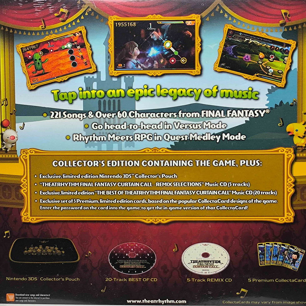 Thumbnail: Theatrhythm Final Fantasy Curtain Call Collectors Edition (Brand New)