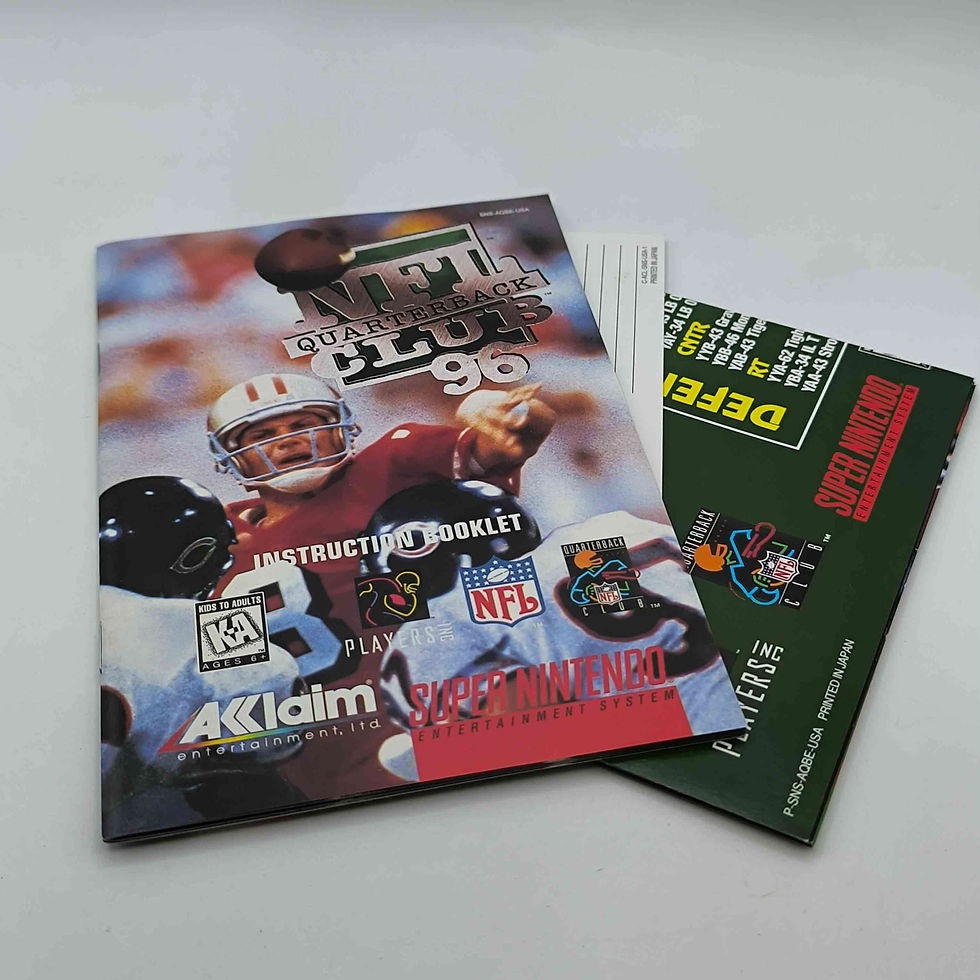 Thumbnail: NFL Quarterback Club 96 (US Version)