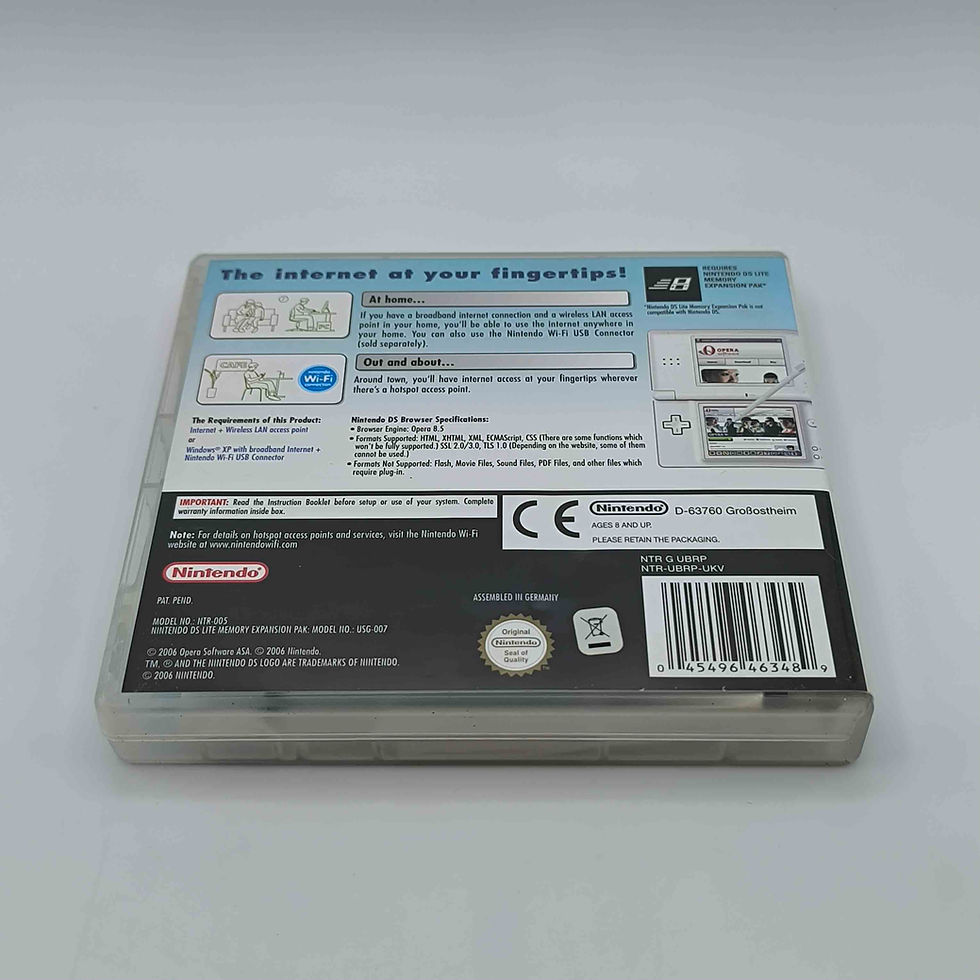 Thumbnail: Nintendo DS Browser W/Memory Expansion Pak