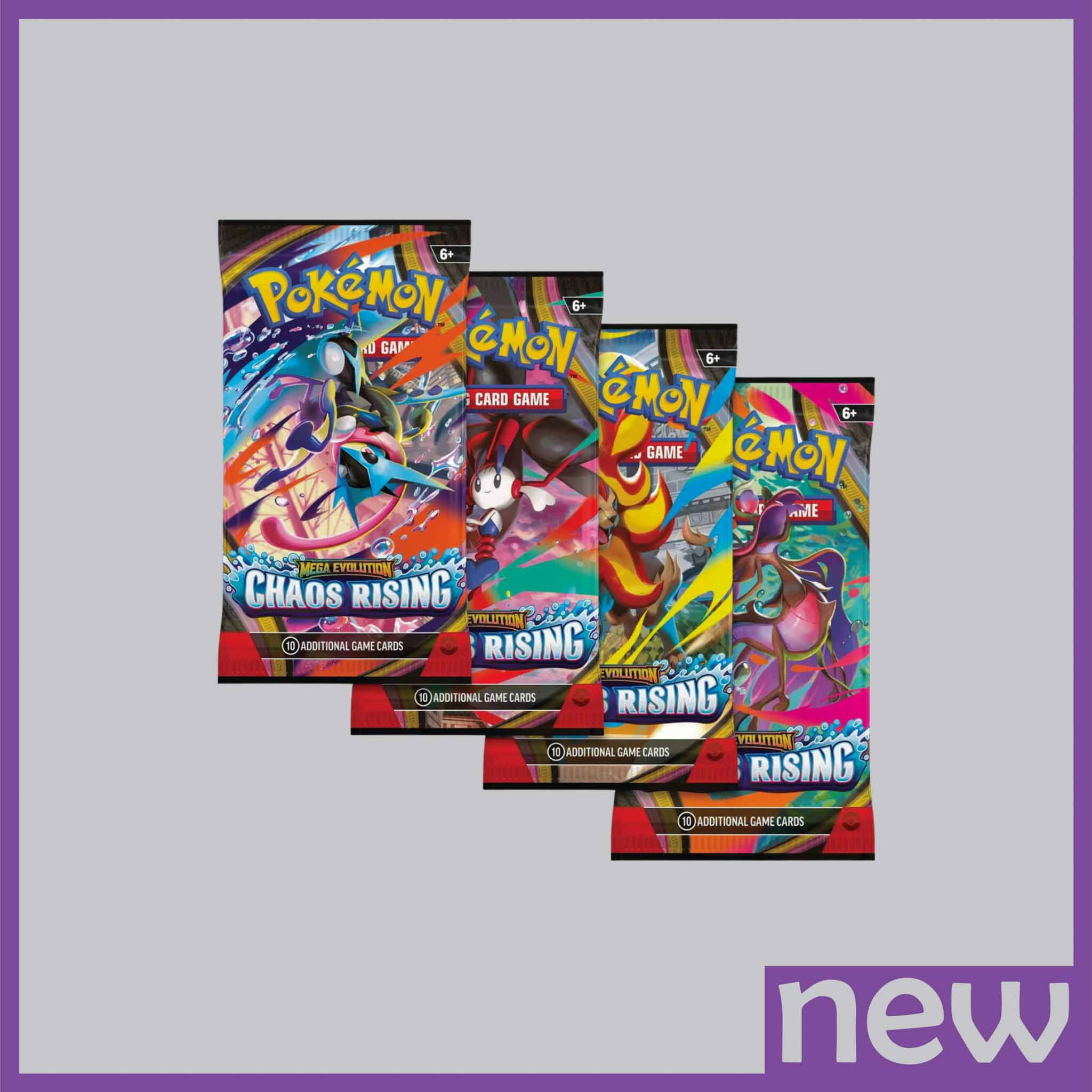 Pokemon Chaos Rising Booster Pack (8 Per Customer) (Pre-Order)