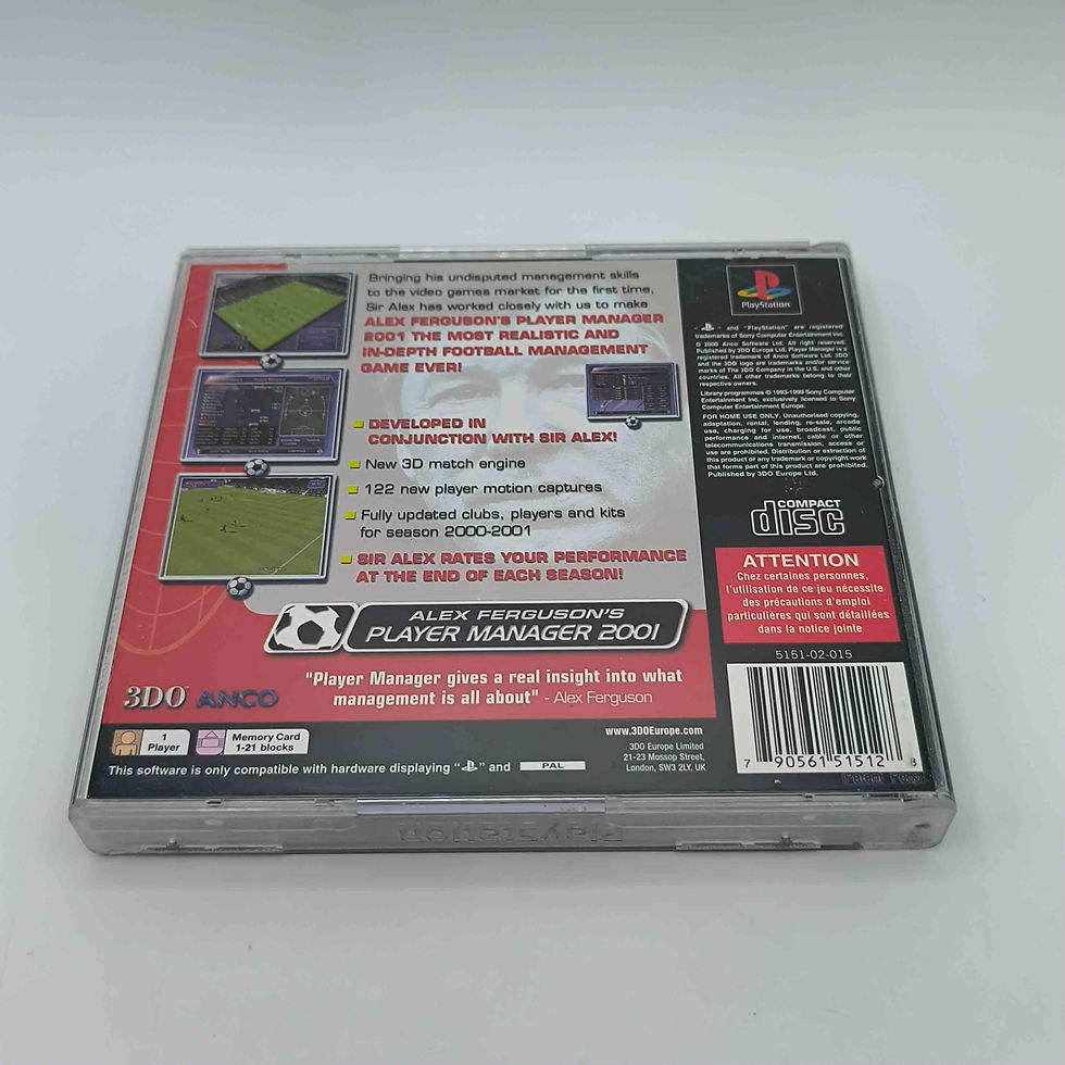 Thumbnail: Alex Ferguson's Player Manager 2001
