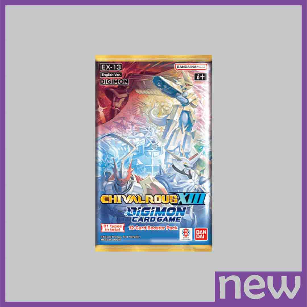Digimon Card Game Extra Booster - Chivalrous XIII (6 Per Customer)