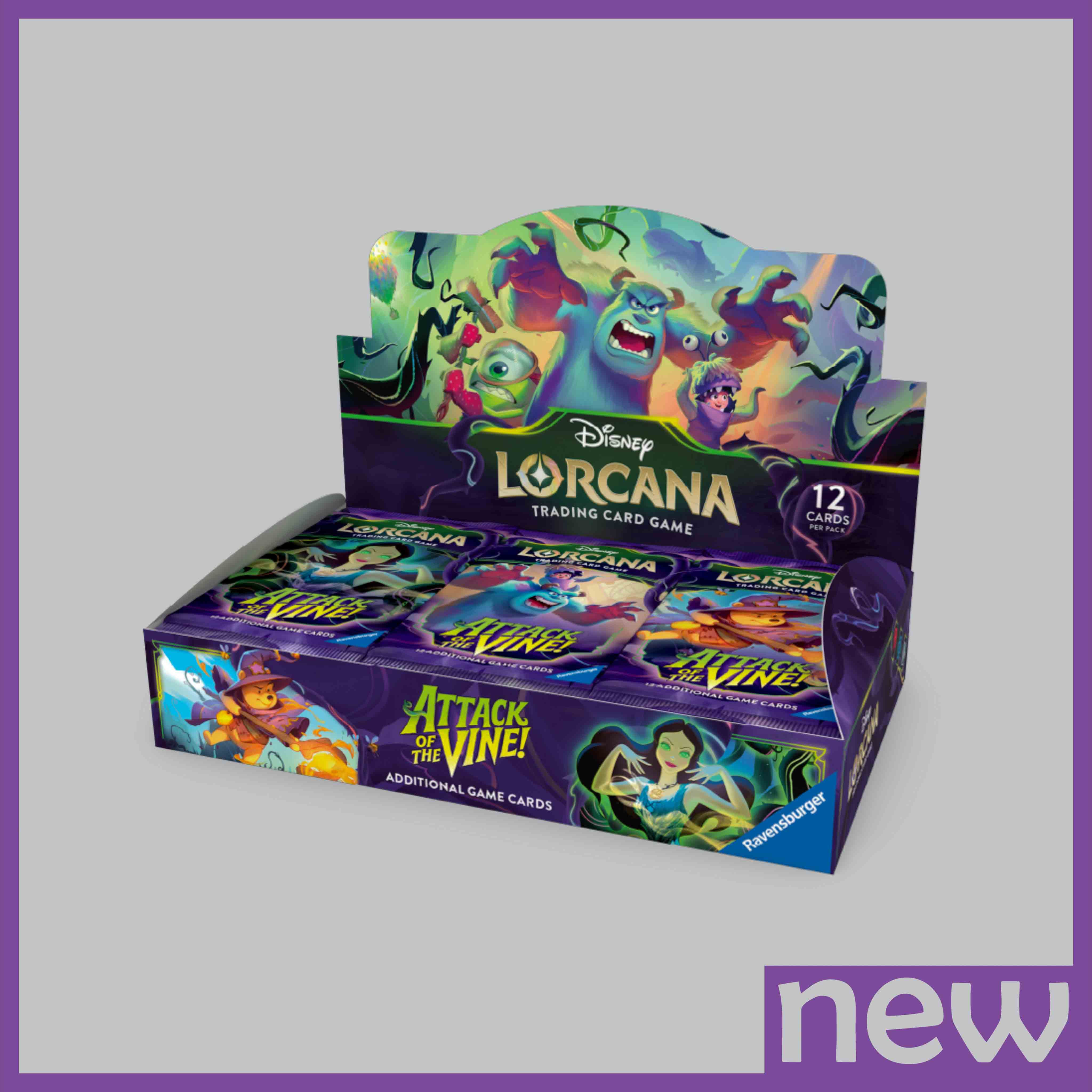 Disney Lorcana TCG Attack of the Vine Booster Box (24) (Pre Order)