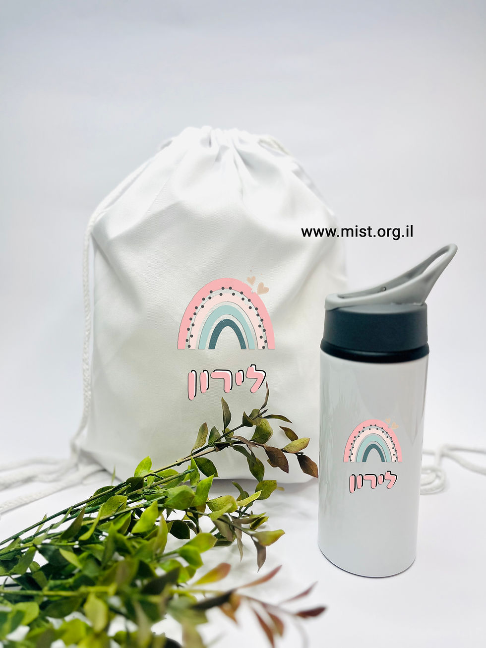 תמונה ממוזערת: מארז בקבוק ותיק שרוך